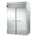 Traulsen RRI232LPUT-FHS 68" Roll-Thru Refrigerator w/ 4 Solid Doors, Self-Contained, All Stainless Steel, 79 cu. ft. 1 image