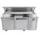 Traulsen TB060SL2S 60" 2-Section Refrigerated Pizza Prep Table w/ 2 Doors, (16) 1/6 Pans 1 image