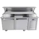 Traulsen TB071SL3S 71" 2-Section Refrigerated Pizza Prep Table w/ 2 Doors, (30) 1/6 Pans 1 image