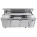 Traulsen TB091SL2S 91" 3-Section Refrigerated Pizza Prep Table w/ 3 Doors, (26) 1/6 Pans 1 image