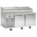 Traulsen TS072HT 72" 2-Section Refrigerated Pizza Prep Table w/ 2 Doors, (10) 1/3 Pans 3 image