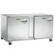 Traulsen UHT48-LL-SB 48" 2-Door Undercounter Refrigerator, Stainless Steel, Front Breathing, 13.5 cu. ft. 1 image
