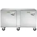 Traulsen UHT72-LL-SB 72" 2-Door Undercounter Refrigerator, Stainless Steel, Front-Breathing, 17.5 cu ft 2 image