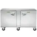 Traulsen UHT72-LR-SB 72" 2-Door Undercounter Refrigerator, Stainless Steel, Front Breathing, 17.5 cu. ft. 2 image