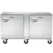 Traulsen UHT72-RR-SB 72" 2-Door Undercounter Refrigerator, Stainless Steel, 17.5 cu. ft., Front Breathing 2 image