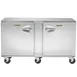 Traulsen ULT60-LR-SB 60" 2-Door Undercounter Freezer, Stainless Steel, Front Breathing, 17.5 cu. ft. 1 image