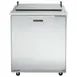 Traulsen UST279-L-SB 27" Sandwich Salad Prep Table with 1 Door, 9 Pans, Stainless Steel Exterior, Aluminum Interior 1 image
