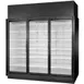 True TRM3L-NN-BLK-WHT-1BLKRRR-4 98" 3-Door Freezer Retail Merchandiser, Black Exterior, White Interior, 116.2 cu. ft. 1 image