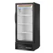 True GDM-10-58-HC~TSL01 24" One Glass Door Refrigerated Merchandiser in Black, 11 cu. ft. 1 image