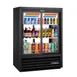 True GDM-33CPT-54-HC-LD 39" 2-Section Pass-Thru Merchandiser Refrigerator with Sliding Door 1 image