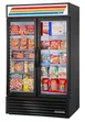 True GDM-43F-FLX-HC~TSL01 47" 2 Glass Door Refrigerator/Freezer Convertible Merchandiser 1 image