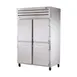 True STA2F-4HS-HC 52" 4-Half Solid Door Reach-In Freezer, Top Mounted, 52 cu. ft., Stainless Steel Front 1 image