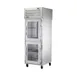 True STR1HPT-2HS-2HG "Full Height" 2-Door Heated Holding Cabinet, Stainless Steel, Clear & Solid Doors, 1.5kW, 208-230V 1 image