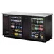 True TBB-3G-HC-LD 69" Two Glass Swing Door Back Bar Cooler with LED Lighting 1 image