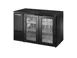 True TBB24-48-2G-Z1-BST-B-1 48" 2‑Sec Cooler, 76 12‑oz Cans, Steel, Doors (Locks), R290, 115V 1/5 HP 1 image