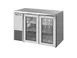 True TBB24-48-2G-Z1-SFT-S-1 48" Two‑Section Cooler, 76 6‑Pack 12oz Cans, Glass Doors, SS, R290, USA 1 image