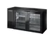 True TBB24-60-2G-Z1-BST-B-1 60" Bar Cooler, Black, 4 Shelves, Glass Doors, R290, 115V, USA 1 image