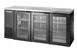 True TBB24-72-3G-Z1-SFT-B-1 72" Two‑Section Cooler, 125 6‑Pack Cans, 6‑Shelf, R290, 1/4 HP 115V 1 image
