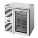 True TBR32-RISZ1-L-S-G-1 32" Glass Swing Door Back Bar Refrigerator with LED Interior Lighting 1 image
