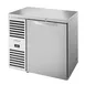 True TBR36-RISZ1-L-S-S-1 Stainless Steel 36" Solid Swing Door Back Bar Refrigerator with LED 1 image