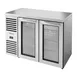 True TBR48-RISZ1-L-S-GG-1 48" Stainless Steel Back Bar Refrigerator with 2 Glass Doors & LED 1 image