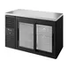 True TBR52-RISZ1-L-B-11-1 52" 2 Sliding Glass Door Back Bar Refrigerator with LED Lighting 1 image