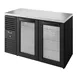 True TBR52-RISZ1-L-B-GG-1 52" Two Swing Glass Door Back Bar Refrigerator with LED Lighting 1 image