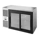 True TBR52-RISZ1-L-S-11-1 Stainless Steel 52" Two Sliding Glass Door Back Bar Refrigerator 1 image
