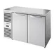 True TBR52-RISZ1-L-S-SS-1 Stainless Steel 52" 2 Solid Swing Door Back Bar Refrigerator with LED 1 image