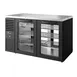 True TBR60-PTSZ1-L-B-GG-GG-1 60" 4 Glass Swing Door Pass-Thru Single Zone Refrigerator 1 image