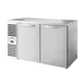 True TBR60-PTSZ1-L-S-SS-SS-1 60" 4 Solid Swing Door Pass-Thru Single Zone Refrigerator 1 image