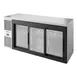 True TBR72-RISZ1-L-S-111-1 72" 3 Sliding Glass Door Stainless Steel Back Bar Refrigerator 1 image