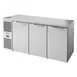 True TBR72-RISZ1-L-S-SSS-1 72" 3 Solid Door Stainless Steel Back Bar Refrigerator with LED 1 image
