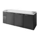 True TBR84-PTSZ1-L-B-SSS-SSS-1 84" 6 Solid Swing Door Pass-Thru Single Zone Refrigerator 1 image