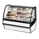 True TDM-R-59-GE/GE-S-W 59" Refrigerated Bakery Display Case, Stainless Steel 1 image