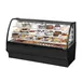 True TDM-R-77-GE/GE-B-W 77" Black Refrigerated Bakery Display Case 1 image