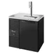 True TDR32-RISZ1-L-B-S-1 32" One Section Black Draft Beer Cooler, 1 Keg Capacity 1 image