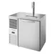 True TDR36-PTSZ1-L-S-S-S-1 36" 1 Section Stainless Steel Solid Door Pass-Thru Draft Beer Cooler 1 image