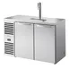 True TDR52-RISZ1-L-S-SS-1 52" Two Section Stainless Steel Draft Beer Cooler, 120 Volts 1 image