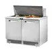 True TFP-48-18M-HC~SPEC3 48" Mega Top Sandwich/Salad Prep Table w/ 2 Doors, 18 Pans 1 image