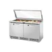 True TFP-64-24M-HC FGLID~SPEC3 64" Mega Top Sandwich/Salad Prep Table w/ 2 Doors, 24 Pans 1 image