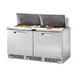 True TFP-64-24M-HC~SPEC3 64" Mega Top Sandwich/Salad Prep Table w/ 2 Doors, 24 Pans 1 image