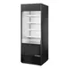 True TOAM-30-HC~NSL01 30" Vertical Air Curtain Merchandiser in Black, Self-Contained, 4 Shelves 1 image