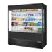 True TOAM-72GS-HC~NSL01 72" Vertical Air Curtain Merchandiser in Black, Self-Contained, 4 Shelves 1 image