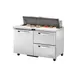 True TSSU-48-12D-2-HC~SPEC3 48" Sandwich / Salad Prep Table w/ 2 Drawers & 1 Door, 12 Pans 1 image