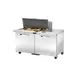 True TSSU-60-18M-B-HC~SPEC3 60" Mega Top Sandwich/Salad Prep Table w/ 2 Doors 18 Pans 1 image