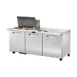 True TSSU-72-12M-B-HC~SPEC3 72" Mega Top Sandwich/Salad Prep Table w/ 3 Doors, 12 Pans 1 image