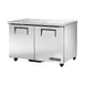 True TUC-48C-HC 48" 2-Section Undercounter Refrigerator w/ 2 Solid Doors 1 image