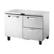 True TUC-48D-2-HC~SPEC3 48" 2-Section Undercounter Refrigerator w/ 2 Drawers & 1 Door 1 image