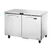 True TUC-48F-HC~SPEC3 48" 2-Door Undercounter Freezer, Stainless Steel, 1/2 hp 1 image